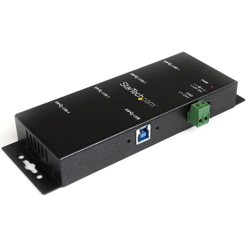 Rakuten - StarTech スターテック USBハブ/USB 3.0/USB-A - 4x USB-A/産業用メタル筐体/DIN・壁面