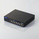 ELECOM レイヤー2 Giga対応 PoE アンマネージスイッチ 8ポート EHB-UG2C-PLシリーズ