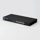 ELECOM レイヤー2 Giga対応 PoE Webスマートスイッチ 16ポート EHB-SG2C-PLシリーズ