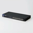ELECOM レイヤー2 Giga対応 PoE Webスマートスイッチ 24ポート EHB-SG2C-PLシリーズ