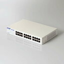 ELECOM Giga対応24ポートスイッチ(金属筐体/電源内蔵) EHC-GXXMN2-HWシリーズ