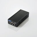 ELECOM IEEE802.3af/at対応 PoEインジェクター