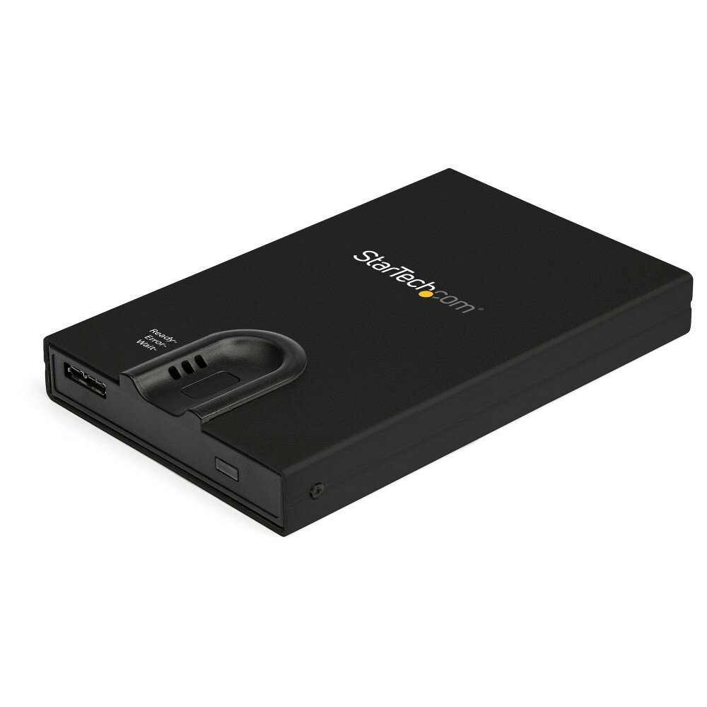 StarTech.com 外付けハードディスクケース 指紋認証機能 2.5インチSATA対応