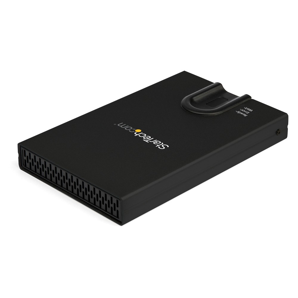 StarTech.com 外付けハードディスクケース 指紋認証機能 2.5インチSATA対応