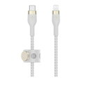 BELKIN CAA011BT1MWH USB-C to ライトニング 高耐久編込シリコンケーブル 1M ホワイト