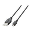 エレコム USB2.0ケーブル A-miniBタイプ/3.0m(ブラック)