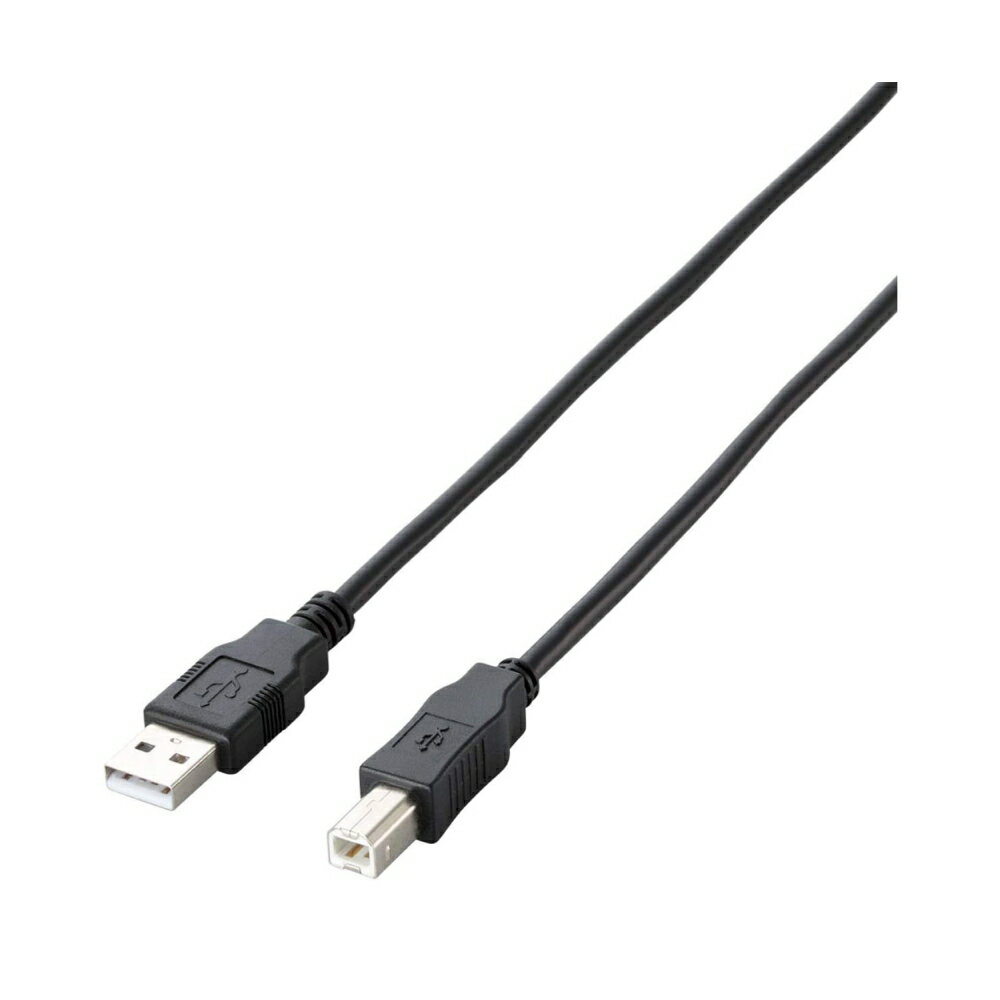 エレコム エコUSB2.0ケーブル/A-Bタイプ/エコ/5m/ブラック