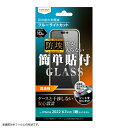 ray-out レイアウト iPhone 14 Pro Max ガラス 防埃 10H BLC 光沢(2)