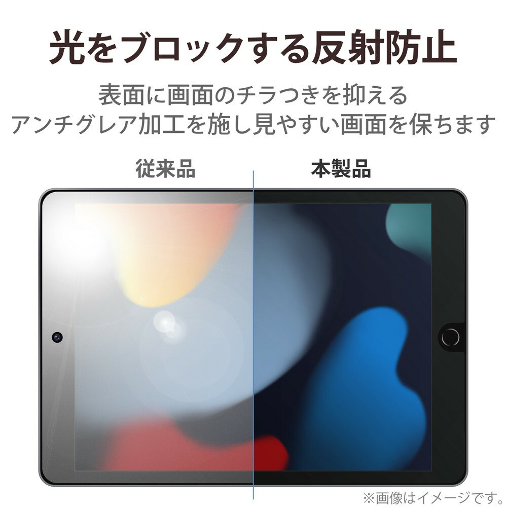 エレコム ELECOM iPad 10.2 2019年モデル/保護フィルム/防指紋/反射防止