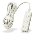 エレコム ELECOM シャッタータップ/4個口/5m/ホワイト T-ST02-22450WH