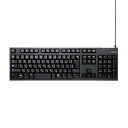 エレコム ELECOM メンブレンキーボード/108キー/USB/Lサイズ/1000万回高耐久/ブラック