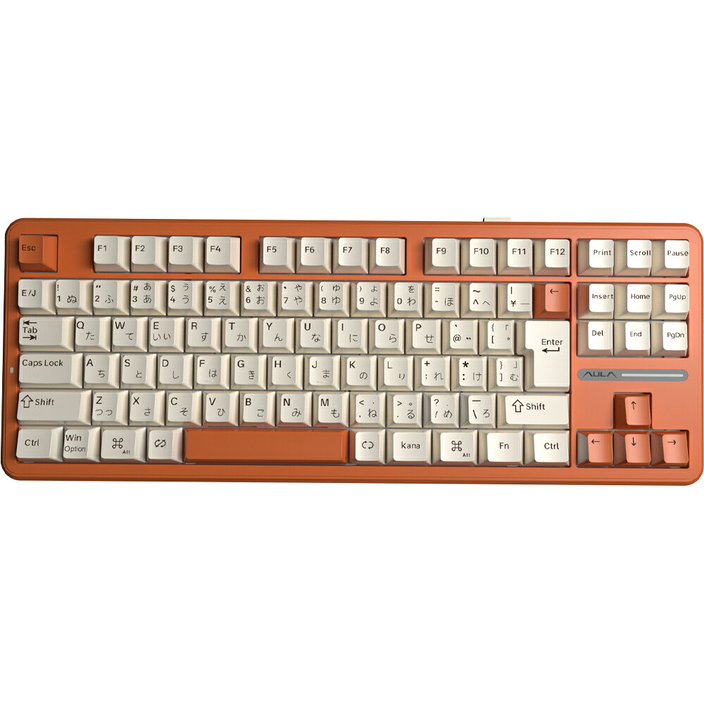 楽天市場】メカニカルキーボード 赤軸（カラーオレンジ）の通販