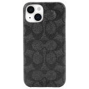 ☆楽天クーポン☆ COACH コーチ iPhone 15 Coach Slim Wrap Case - Signature C Charcoal