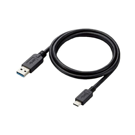 エレコム ELECOM USB3.1ケーブル/A-Cタイプ/ノーマル/1m/ブラック エレコム ELECOM USB3.1ケーブル/A-Cタイプ/ノーマル/1m/ブラック