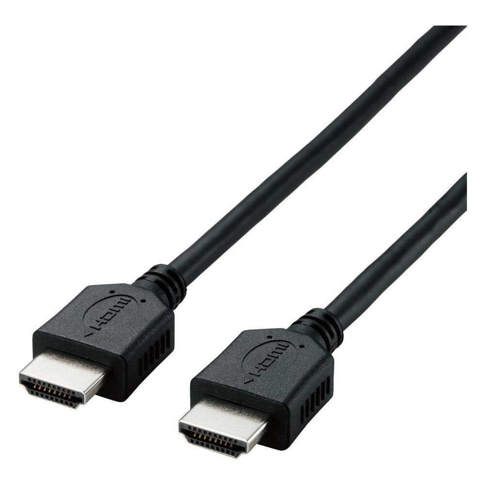 エレコム ELECOM RoHS指令準拠HDMIケーブル/イーサネット対応/2.0m/ブラック/簡易パッケージ