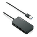 エレコム ELECOM メモリリーダライタ/USB3.0対応/SD,microSD,MS,XD,CF対応/スリムコネクタ/ブラック