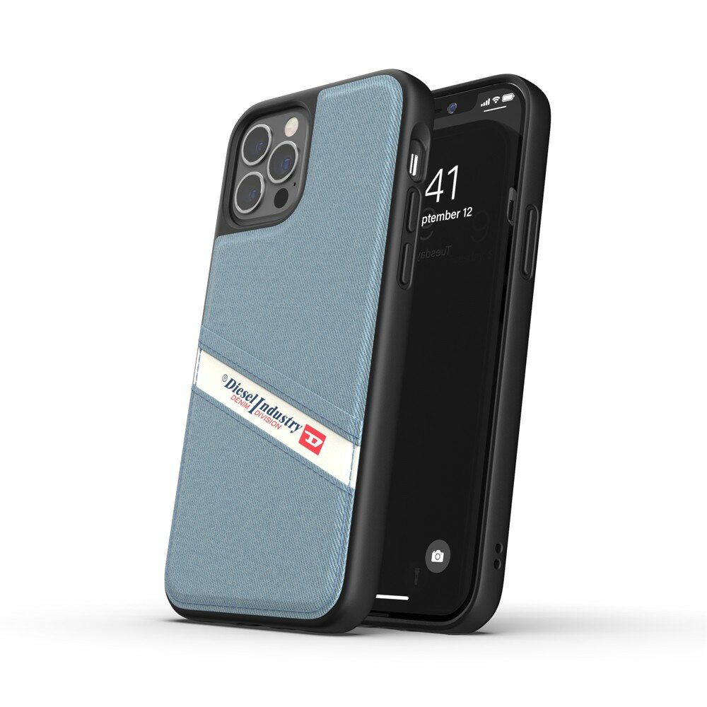 ディーゼル スマホケース メンズ 【アウトレット】 DIESEL ディーゼル Moulded Case Denim FW20/SS21 iPhone 12 / iPhone 12 Pro