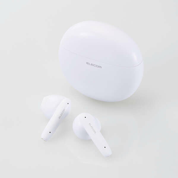 楽天トレテク！SoftBank SELECTIONエレコム ELECOM ワイヤレスイヤホン Bluetooth 5.3 低遅延 タッチセンサー 超軽量 【 iPhone Android スマホ タブレット パソコン 】 AAC対応 ホワイト