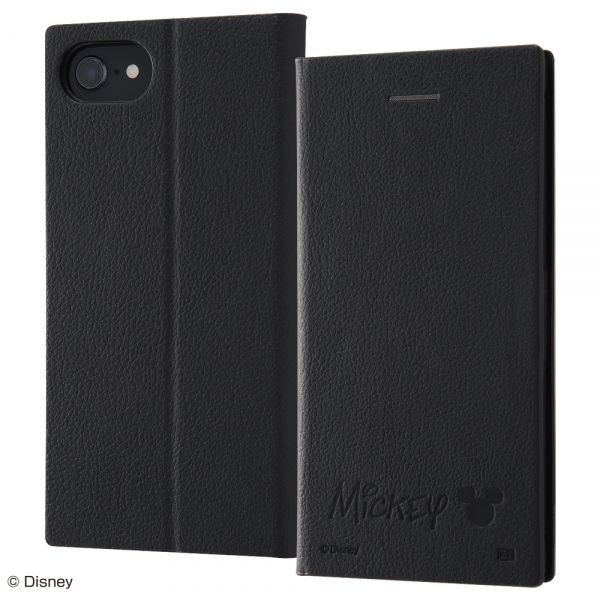 ray-out iPhone SE（第2世代）/8/7 ディズニーキャラクター/耐衝撃 手帳型レザーケース サイドマグネット ミニー RT-DP24TBC7/MN 3
