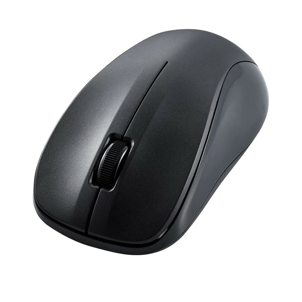 エレコム マウス/Bluetooth/IR LED/3ボタン/Mサイズ/抗菌/静音/ブラック