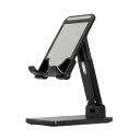 MOTTERUモッテルスタンドスライド可動式充電可能ブラック黒スマートフォンタブレット角度調節コンパクト日本メーカー1年保証