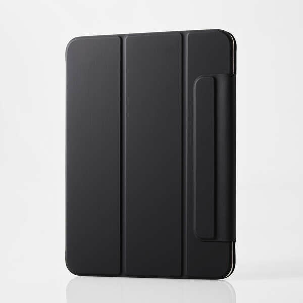 樂天商城 - エレコム iPad11インチ(A16)/10.9インチ(第10世代)/フラップケース/超薄型/マグネット装着/スリープ対応/ブラック