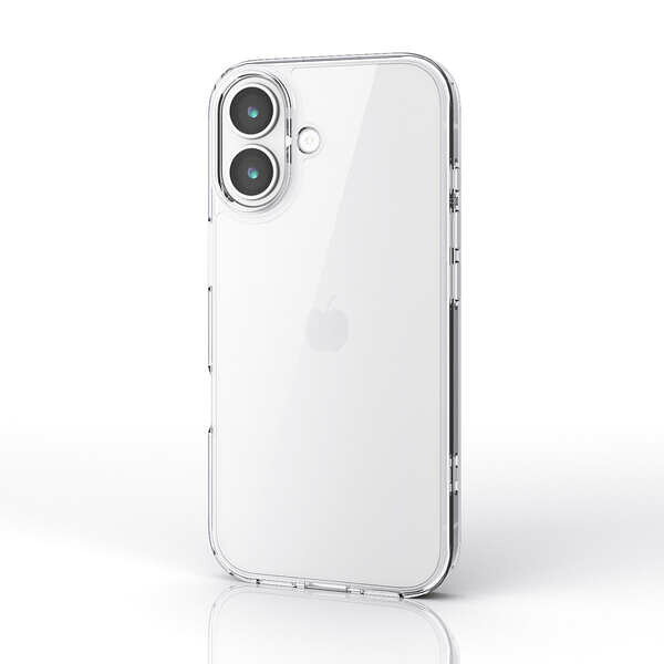 乐天商城 - エレコム iPhone 17/ハイブリッドケース/メタルステッカー付/クリア