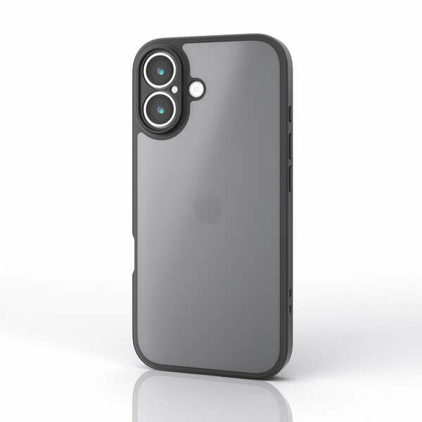 乐天商城 - エレコム iPhone 17/ハイブリッドケース/極限/マットブラック(ラバーコート)/メタルステッカー付/ブラック