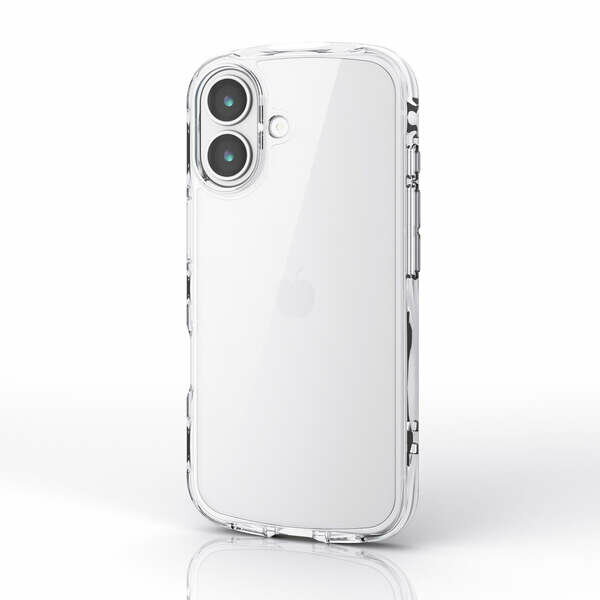 Rakuten - エレコム iPhone 17/TOUGH SLIM LITE/オールクリア/メタルステッカー付/クリア
