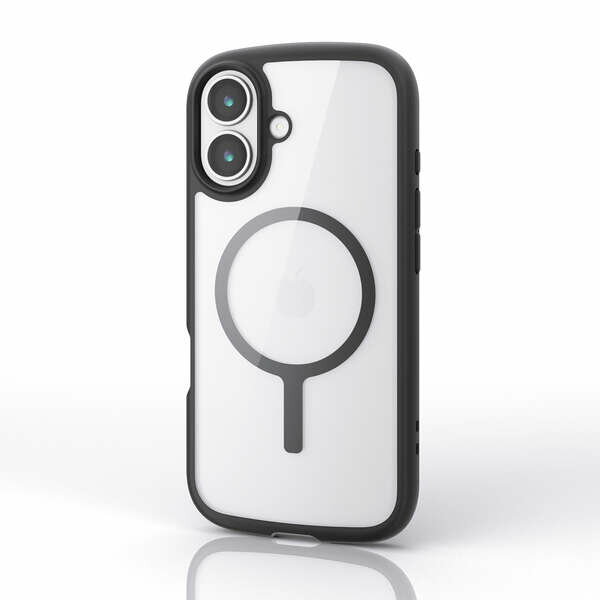 Rakuten - エレコム iPhone 17/TOUGH SLIM LITE/フレームカラー/MAGKEEP/ブラック