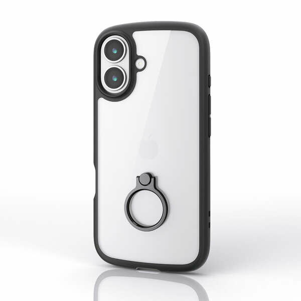 Rakuten - エレコム iPhone 17/TOUGH SLIM LITE/フレームカラー/リング付/ブラック