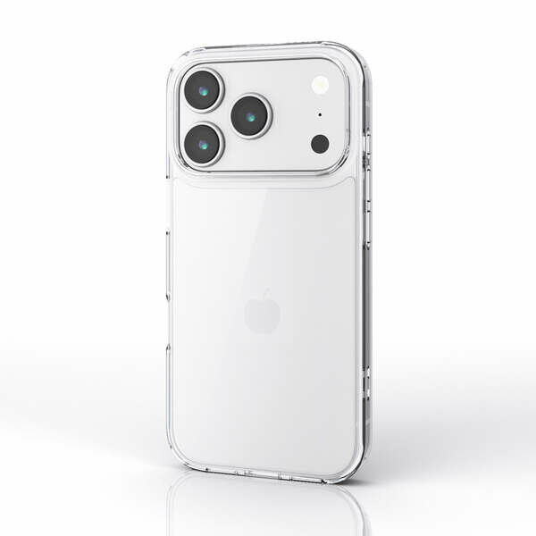 樂天商城 - エレコム iPhone 17 Pro/ハイブリッドケース/メタルステッカー付/クリア