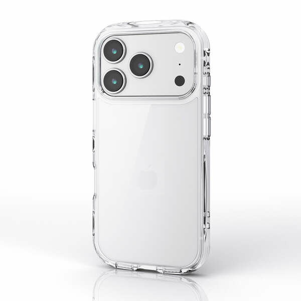樂天商城 - エレコム iPhone 17 Pro/TOUGH SLIM LITE/オールクリア/メタルステッカー付/クリア