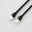 エレコム LANケーブル PS5対応 CAT6A 爪折れ防止 10m ブラック
