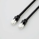 エレコム LANケーブル PS5対応 CAT6A 爪折れ防止 5.0m ブラック