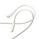 USB-C to USB-C 充電ケーブル 2m PD対応 最大60W iPad Android各種 その他機器対応 超急速 シリコン素材 なめらか 柔軟性 高耐久 ホワイト