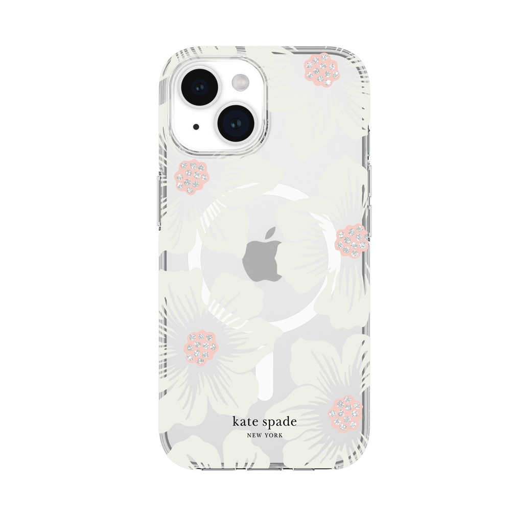 kate spade ケイトスペード iPhone 15 KSNY Protective Hardshell MagSafe対応- Hollyhock Cream