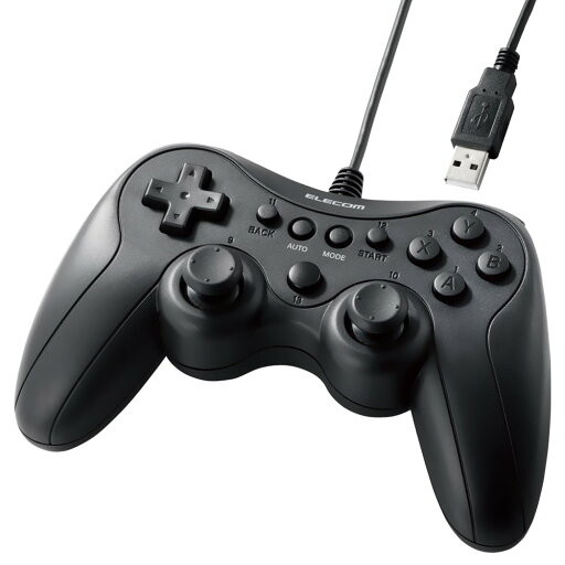 エレコム ELECOM ゲームパッド PC コントローラー USB接続 Xinput PS系ボタン配置 13ボタン 連射 軽量 【 Windows 11 10 パソコン Steam 対応 】 ブラック エレコム ELECOM ゲームパッド PC コントローラー USB接続 Xinput PS系ボタン配置 13ボタン 連射 軽量 【 Windows 11 10 パソコン Steam 対応 】 ブラック