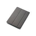 エレコム 9.7インチ iPad/フラップカバー/背面クリア/2アングル/ブラック TB-A18RWVBK