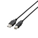 エレコム USB2.0ケーブル/A-Bタイプ/ノーマル/2m/ブラック(2)