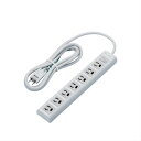エレコム ELECOM OAタップ/3P/7個口/マグネット/抜け止め/スイッチ/2m T-Y3A-3720WH
