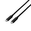 エレコム ELECOM スマホ用USBケーブル/USB3.1(Gen1)(C-C)/認証品/2.0m/ブラック