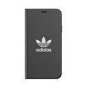 ☆衝撃☆50％OFF☆ adidas アディダス iPhone 11 Pro Max OR Booklet Case TREFOIL FW19 black/white スマホ スマホケース ケース かっこいい おしゃれ かわいい クール プレゼント ギフト まとめ買い 新生活 買い換え