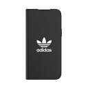 アディダス スマホケース メンズ ☆980円均一☆ 【アウトレット】 adidas アディダス iPhone 13 Pro Max OR Booklet Case BASIC FW21 black/white Adidas スマホ スマホケース ケース かっこいい おしゃれ かわいい クール プレゼント ギフト まとめ買い 新生活 買い換え