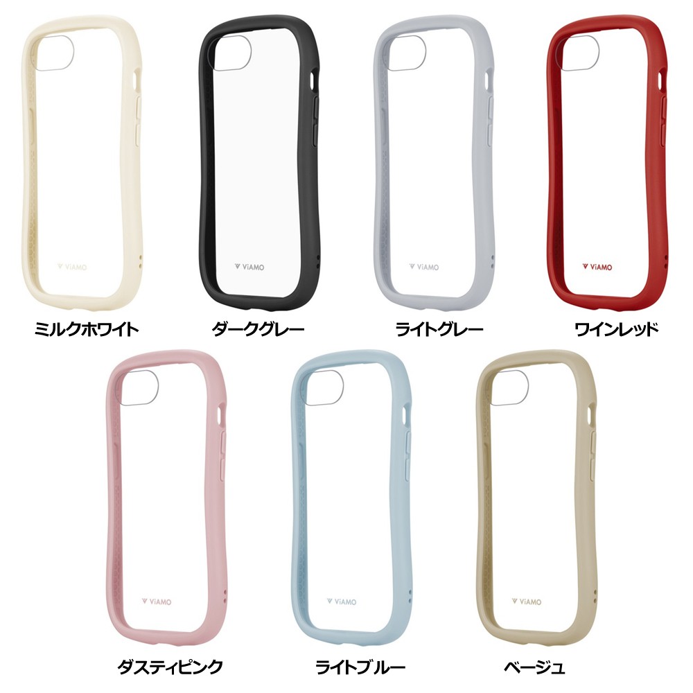 樂天商城 - iPhone 16e 「ViAMO freely」超硬度・耐傷・耐衝撃ガラスハイブリッドケース
