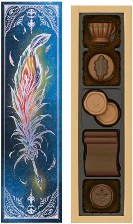 商品説明 メリーチョコレートの「ナハトラビュリント マーギシェ・フェーダー（魔法の羽根ペン）7個入」は、**虹色に輝く魔法の羽根ペンをテーマにしたチョコレート詰め合わせギフト**です。ファンタジックなストーリー性とブランドの世界観「闇夜の迷...