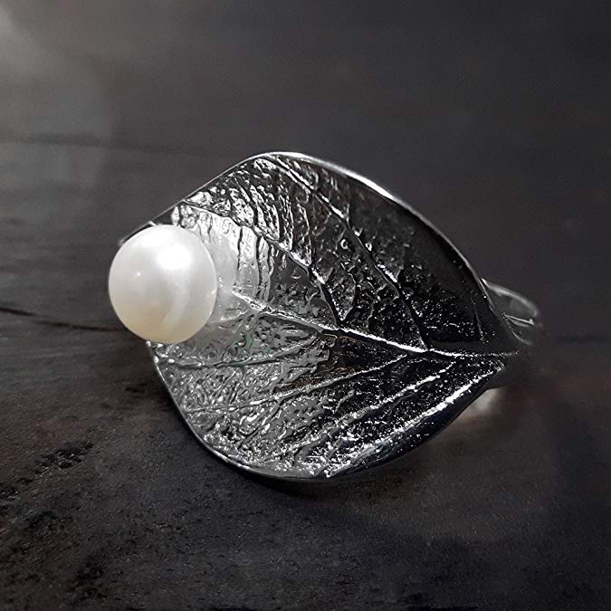 楽天Trend Icon（イウハ） IUHA 【露の玉】リング フリーサイズ　淡水真珠 S925シルバー　レディース　大人可愛い　金属アレルギーと変色防止