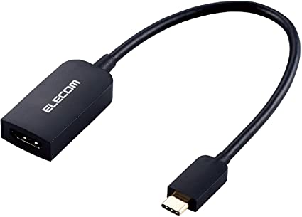 エレコム USB-C HDMI 変換 (USB C to HDMI 60Hz 変換アダプタ ) 0.15m ブラック AD-CHDMIQBK2