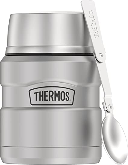 Thermos サーモス ステンレスキング シルバー フードジャー(0.45L) 保温性抜群 (シルバー)