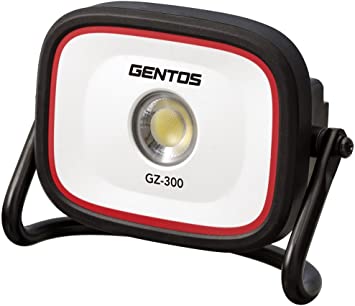 GENTOS(ジェントス) 投光器 LED ワークライト ガンツ USB充電式 明るさ1200-4200ルーメン/実用点灯2-2.5時間/耐塵 ANSI規格準拠